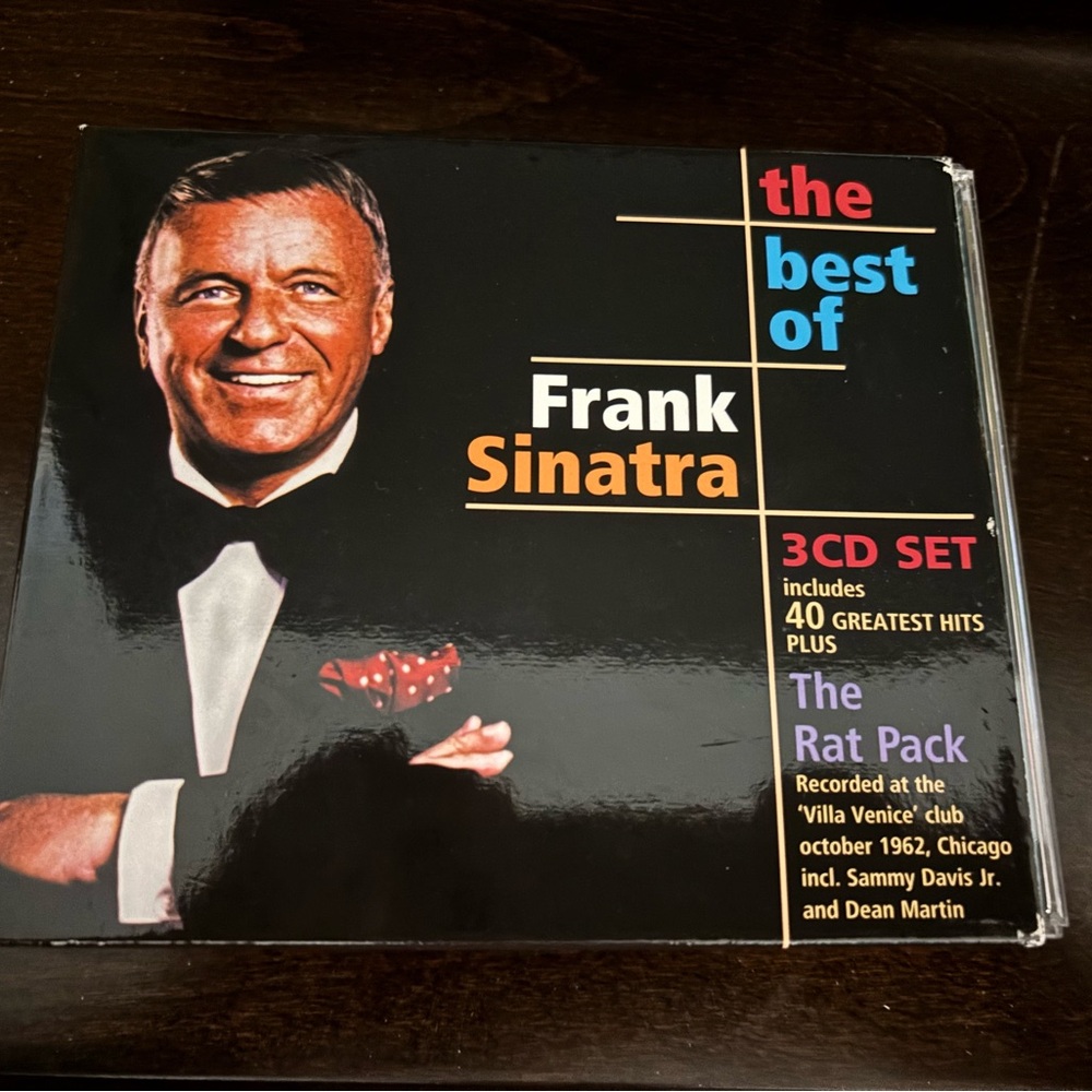 Frank Sinatra 3-CD Set - The Best Of & The Rat Pack Live - 40+ Hits EUC